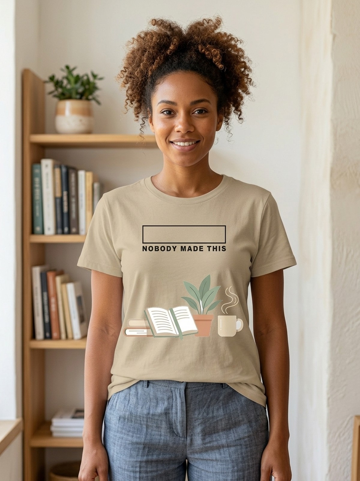 Item No. 0006. A shirt about Cozy Home Aesthetic. Rev A.