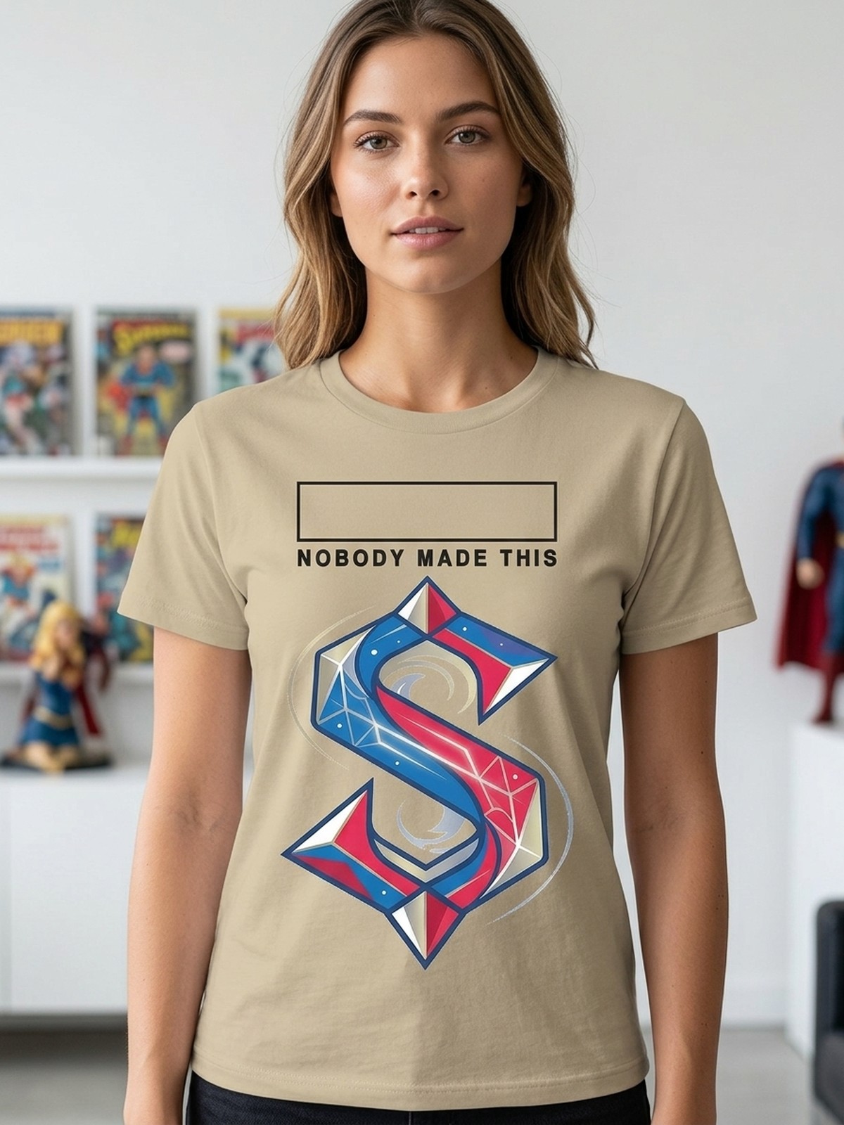 Item No. 0009. A shirt about Supergirl Film Anticipation. Rev A.
