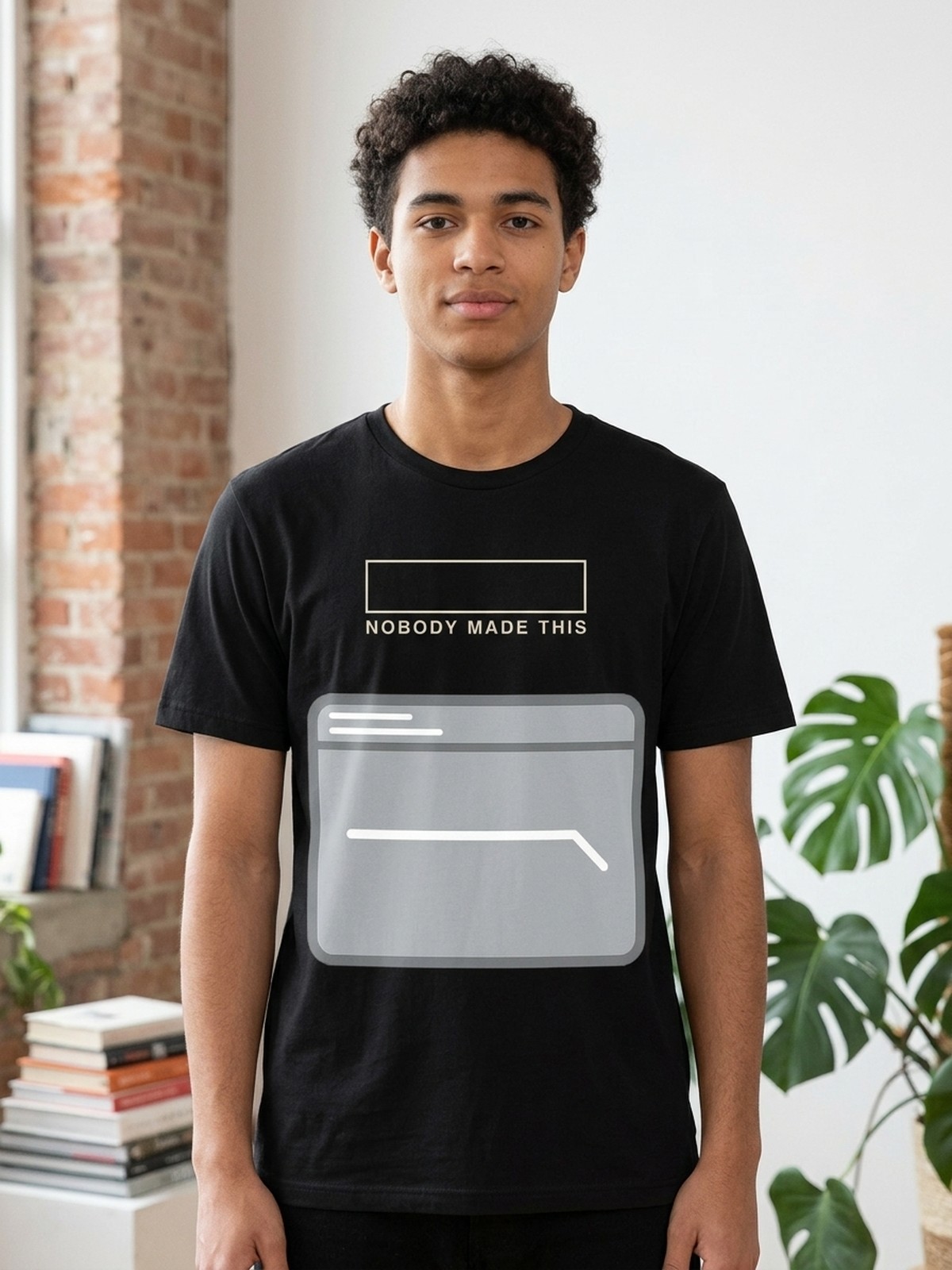 Item No. 0033. A shirt about Meta-Observation of Internet Trends. Rev A.