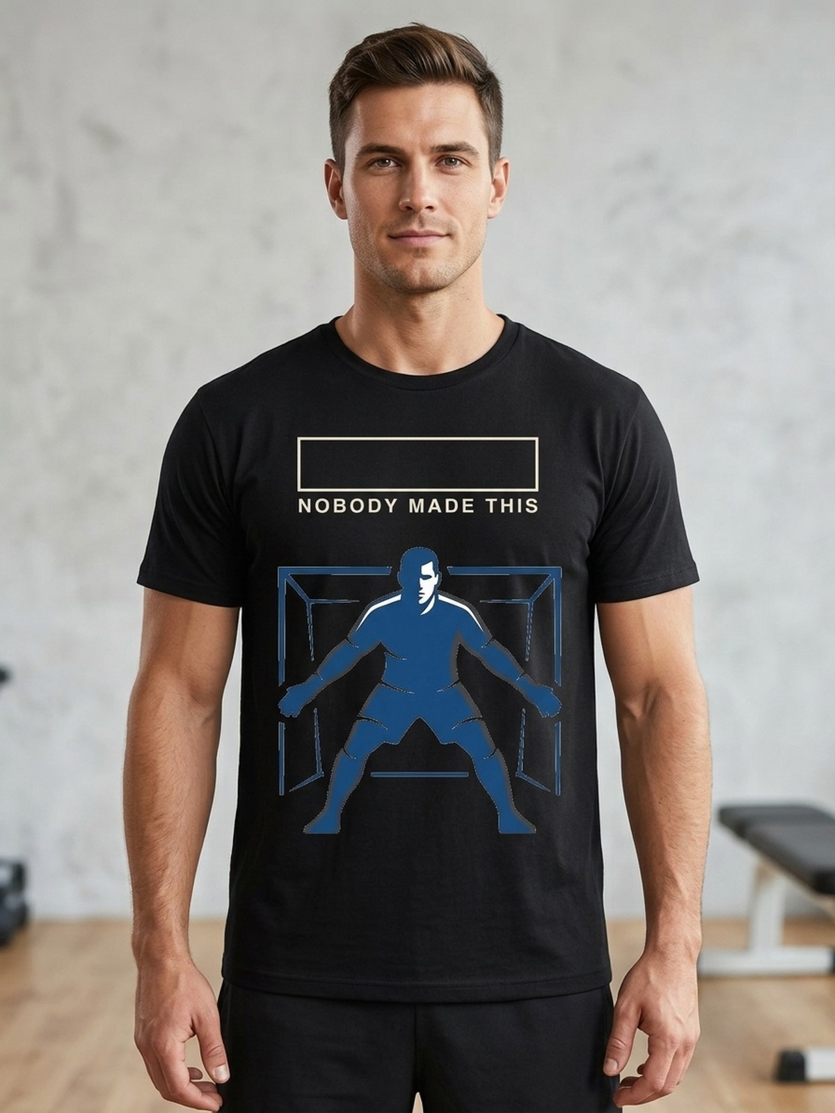Item No. 0052. A shirt about The Unbreakable Wall: Goalkeeper Heroics. Rev A.